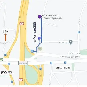 מפת גוגל - Tower Tag